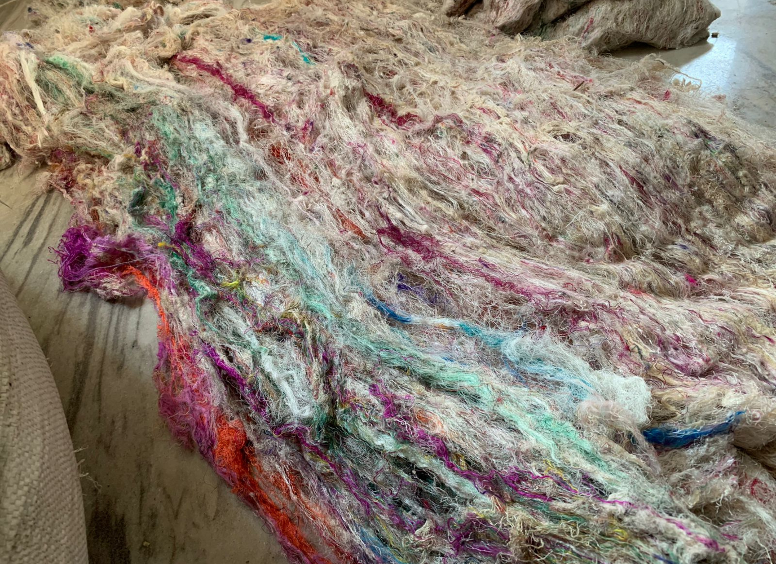 Elevate your crafting with these gorgeous lavender Sari Silk Waste Batts. Made with recycled silk, these batts are full of color and texture that lends softness, style, and sustainability to your projects. Who said being green has to be boring?  Sari Silk waste Batts are the strongest natural fibers and is spun into a wonderful yarn used for knitting and weaving! 