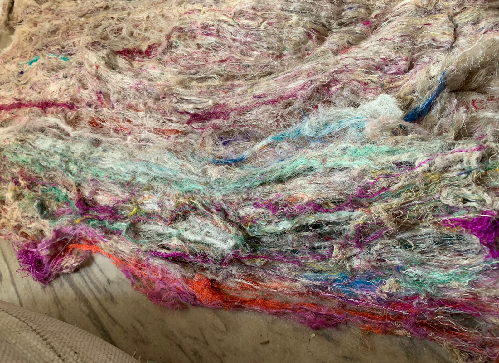 Elevate your crafting with these gorgeous lavender Sari Silk Waste Batts. Made with recycled silk, these batts are full of color and texture that lends softness, style, and sustainability to your projects. Who said being green has to be boring?  Sari Silk waste Batts are the strongest natural fibers and is spun into a wonderful yarn used for knitting and weaving! 