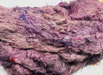 Elevate your crafting with these gorgeous lavender Sari Silk Waste Batts. Made with recycled silk, these batts are full of color and texture that lends softness, style, and sustainability to your projects. Who said being green has to be boring?  Sari Silk waste Batts are the strongest natural fibers and is spun into a wonderful yarn used for knitting and weaving! 