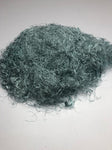  Banana Yarn Fiber- Grey  It has a similar appearance as Recycled Yarn Fibre, the difference being the viscose rayon fiber content in Banana Fibre.