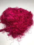 Banana Yarn Fiber have a similar appearance as Recycled Yarn Fibre, the difference being the viscose rayon fiber content in Banana Fibre. The manufacturing process includes refining, processing and cleaning by Women cooperatives using the drop spindle.