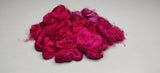 Banana Yarn Fiber have a similar appearance as Recycled Yarn Fibre, the difference being the viscose rayon fiber content in Banana Fibre. The manufacturing process includes refining, processing and cleaning by Women cooperatives using the drop spindle.