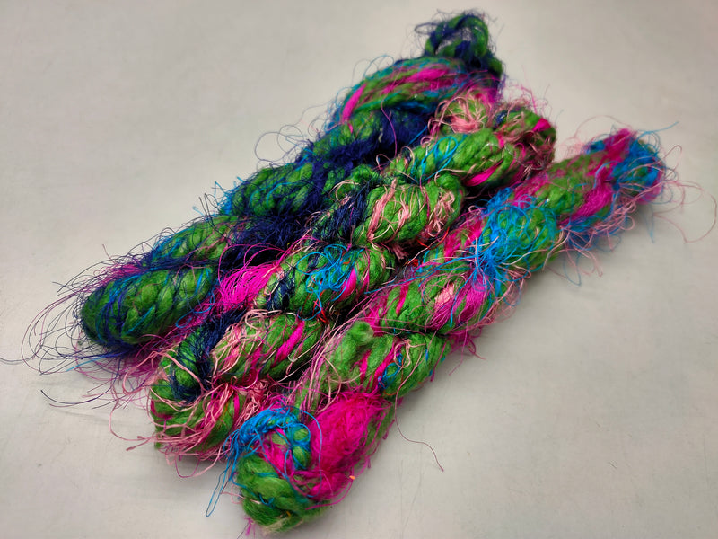 Recycled Handspun Yarn - Big Candy - Forest