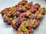 Recycled Sari Silk Ribbon Braided - Bingo Candy