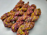Recycled Sari Silk Ribbon Braided - Bingo Candy