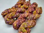 Recycled Sari Silk Ribbon Braided - Bingo Candy