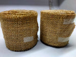 Recycle Burlap Ribbon is not your ordinary fiber. It's rough but you can make things that need to be rough and ready. Made from reclaimed burlap Sheets. This Burlap Ribbon can bear the heat (and the cold) better than some finer fibers. Bring some organic elegance to your next project or gift wrap