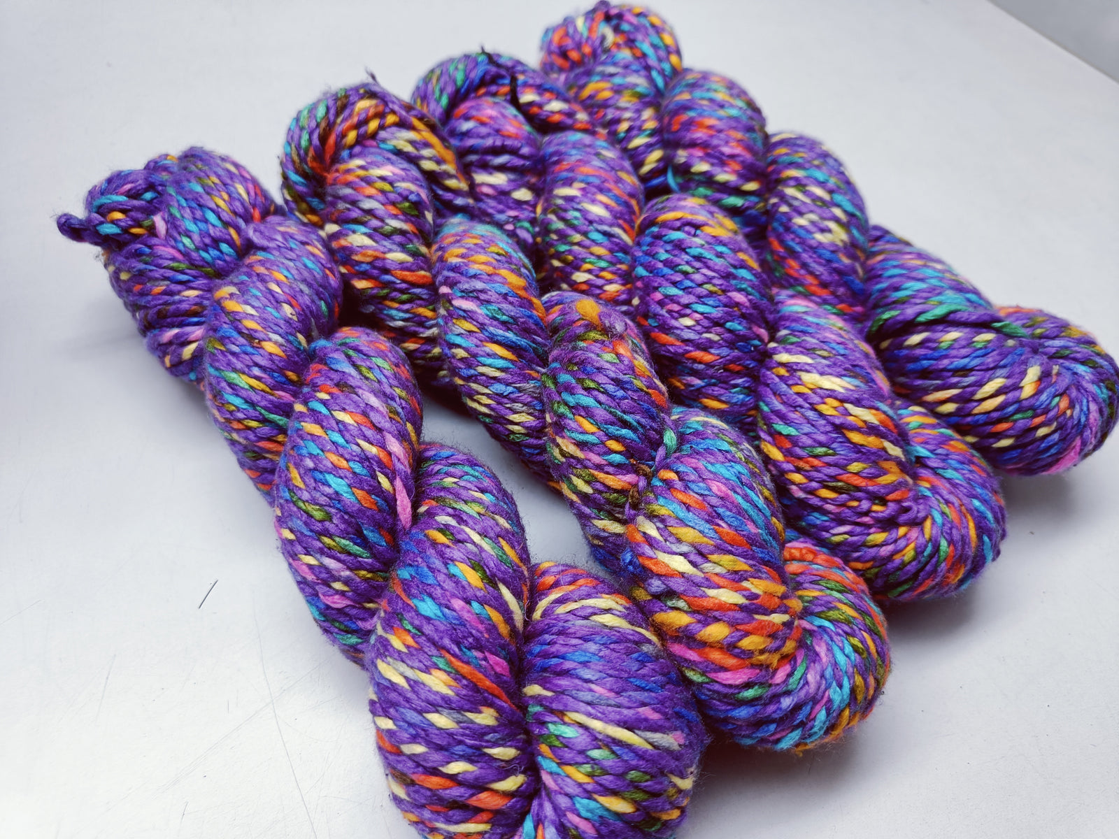 Candy Silk yarn: It is a unique Silk Yarn ideal for Knitting. Candy Silk is very soft and shiny. It is worsted weight and is directly spun from the 2A Grade Mulberry Silk Tops. It is a yarn of Natural Protein Fiber. Candy Silk has compact structure, evenness, clean appearance, elegant luster, Good moisture-absorbing capability, good strength and elongation, with fine and soft fibers. It is Useful for Weaving and Knitting.