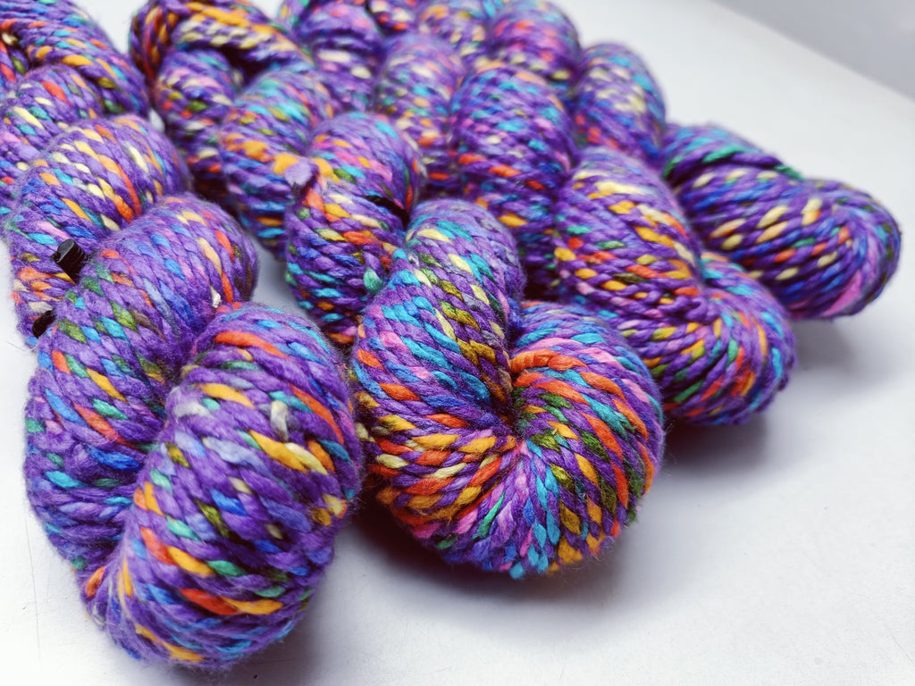 Candy Silk yarn: It is a unique Silk Yarn ideal for Knitting. Candy Silk is very soft and shiny. It is worsted weight and is directly spun from the 2A Grade Mulberry Silk Tops. It is a yarn of Natural Protein Fiber. Candy Silk has compact structure, evenness, clean appearance, elegant luster, Good moisture-absorbing capability, good strength and elongation, with fine and soft fibers. It is Useful for Weaving and Knitting.