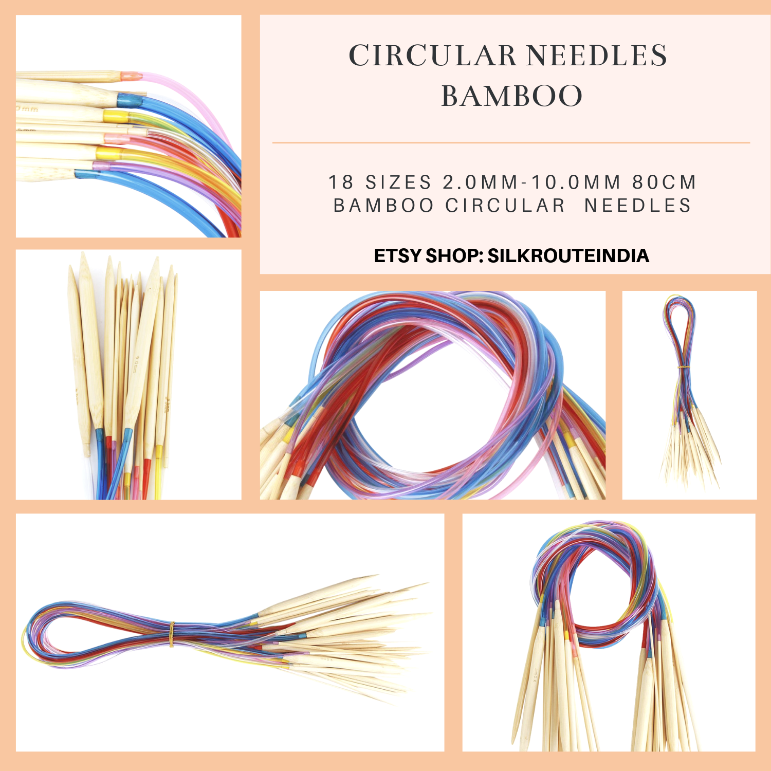 Circular Needle Bamboo, Knitting Needle- SilkRouteIndia
