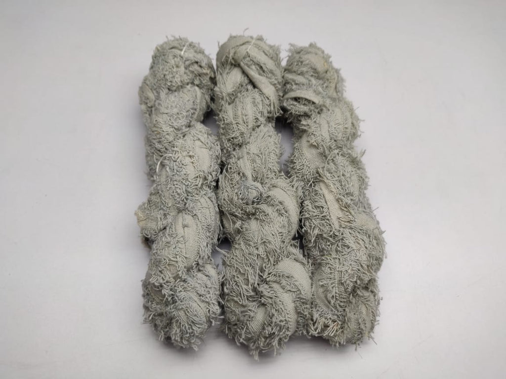 Cotton Frizz Ribbon - Light Grey