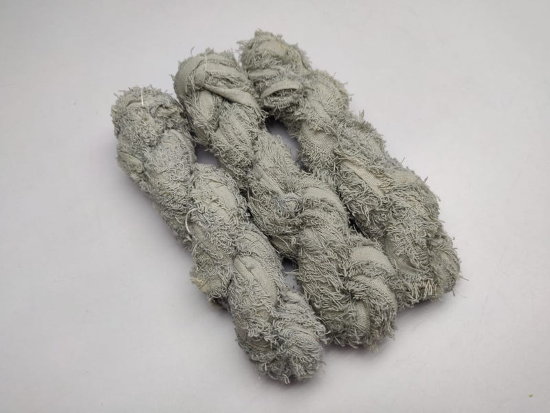 Cotton Frizz Ribbon - Light Grey