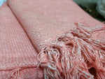 Handmade, Natural and Breathable Throws for your home furnishings HandLoom Woven Cotton Cotton Throws | HandWeave Cotton Throws | Furnishing Throws | Sofa Throws | Table Throws - 60"x55" - Tongue