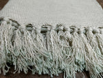 Handmade, Natural and Breathable Throws for your home furnishings HandLoom Woven Cotton Cotton Throws | HandWeave Cotton Throws | Furnishing Throws | Sofa Throws | Table Throws - 60"x55" - Pista  