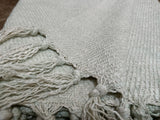 Handmade, Natural and Breathable Throws for your home furnishings HandLoom Woven Cotton Cotton Throws | HandWeave Cotton Throws | Furnishing Throws | Sofa Throws | Table Throws - 60"x55" - Pista  