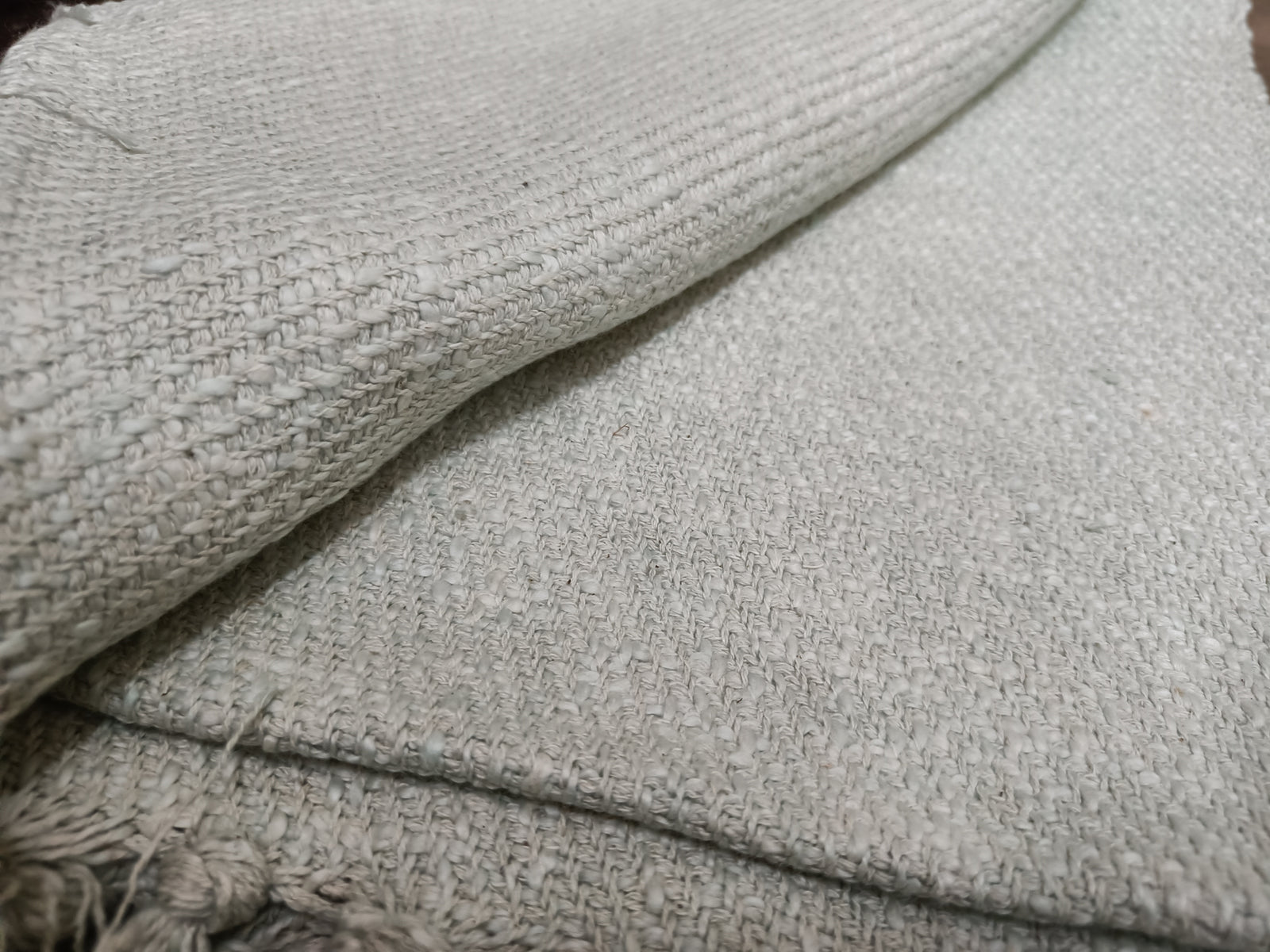 Handmade, Natural and Breathable Throws for your home furnishings HandLoom Woven Cotton Cotton Throws | HandWeave Cotton Throws | Furnishing Throws | Sofa Throws | Table Throws - 60"x55" - Pista  