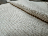HandLoom Woven Cotton Cotton Throws | HandWeave Cotton Throws | Furnishing Throws | Sofa Throws | Table Throws - 60"x55" - White