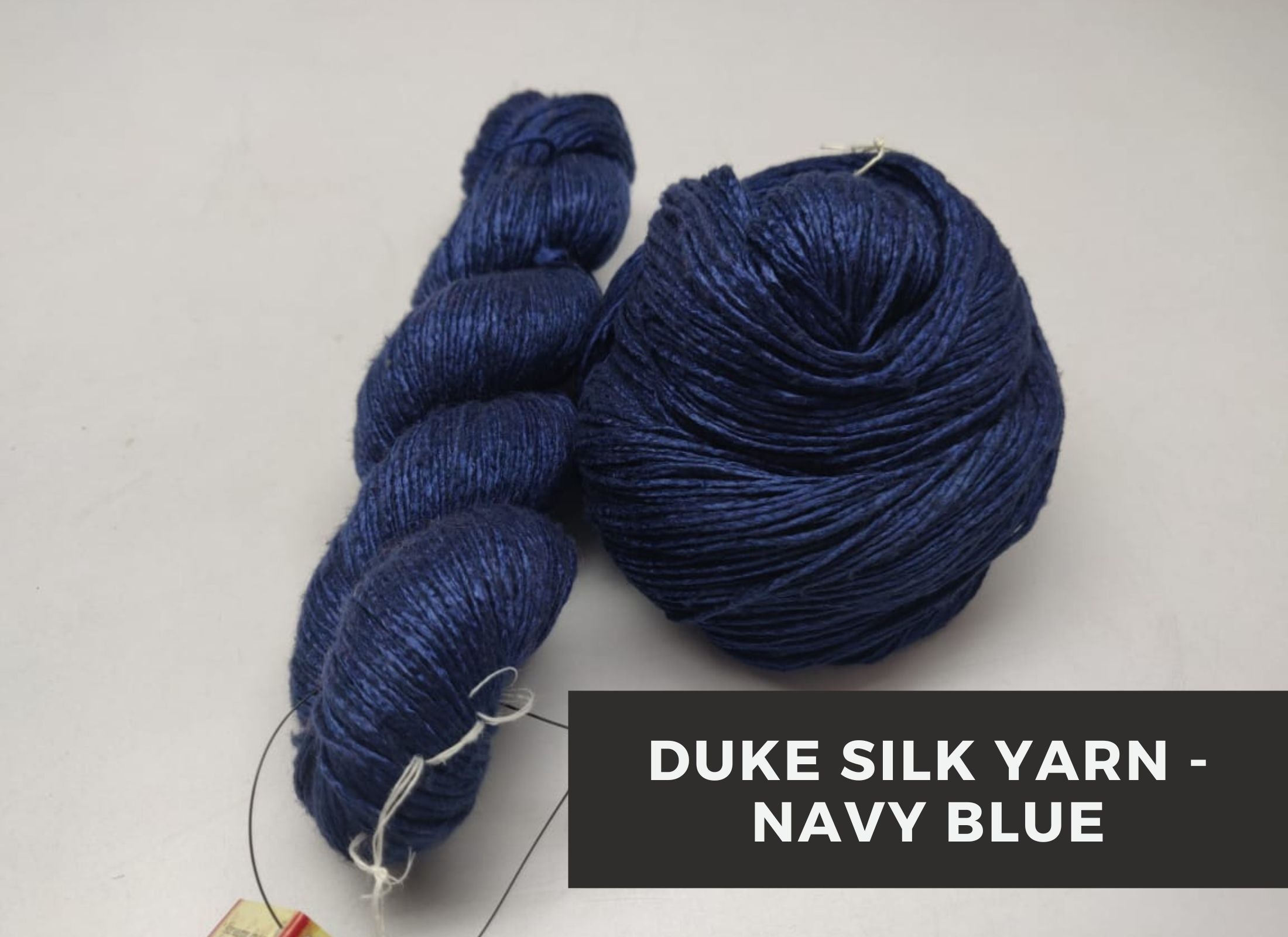 Duke Silk yarn - Navy Blue