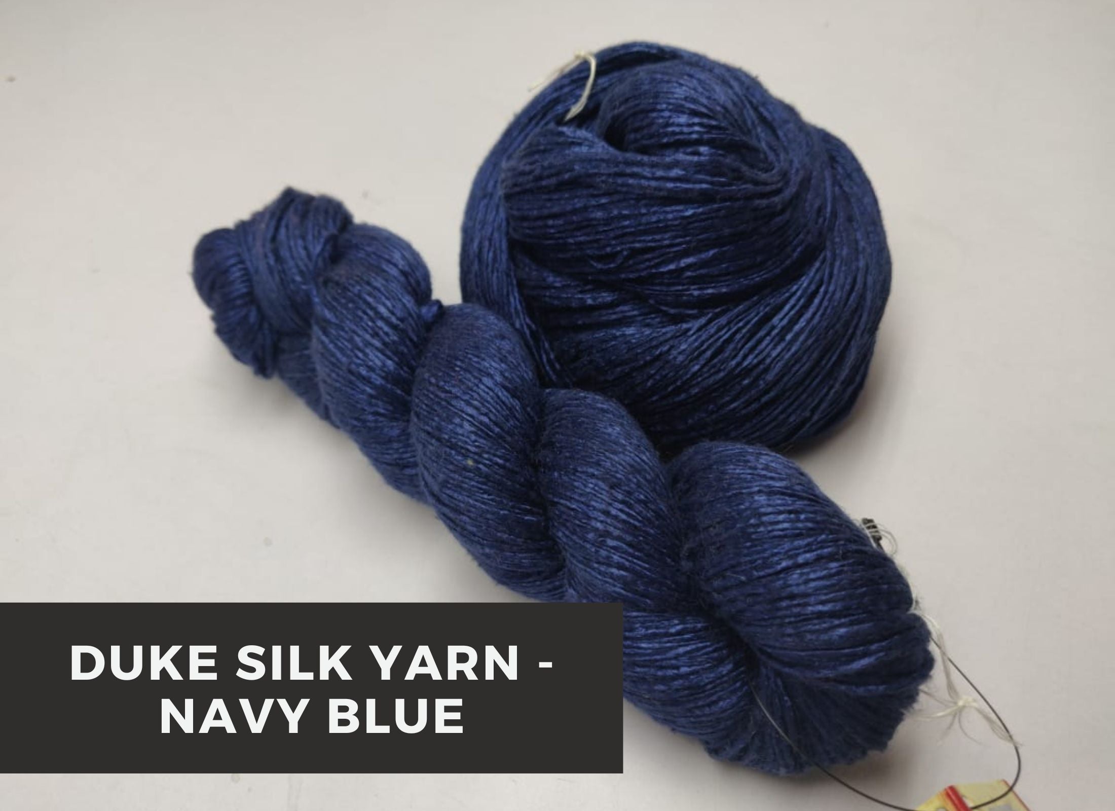 Duke Silk yarn - Navy Blue