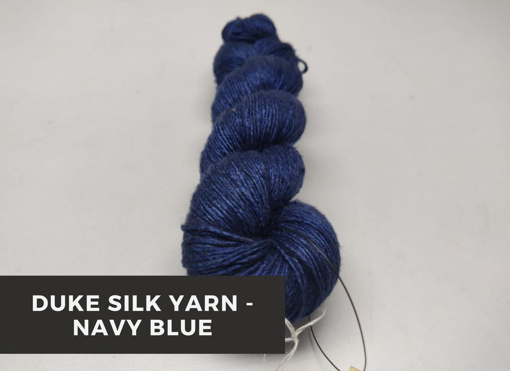 Duke Silk yarn - Navy Blue