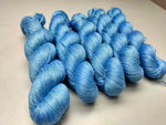 Mulberry Silk yarn (600 mts in 100gram) is a unique Silk Yarn ideal for Knitting. Mulberry Silk is very soft and shiny. It is Sock weight and is directly spun from the premium Mulberry Silk Tops. It is a yarn of Natural Protein Fiber. Mulberry Silk Yarn has compact structure, evenness, clean appearance, elegant luster, Good moisture-absorbing capability, good strength and elongation, with fine and soft fibers. It is useful for Weaving and Knitting.