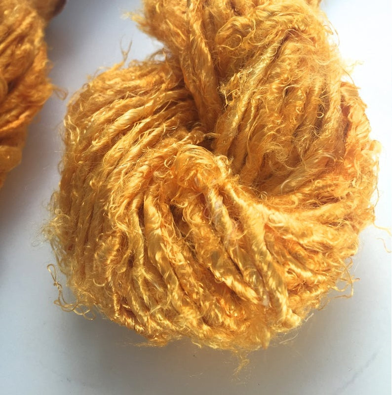 banana fiber yarn - Golden Yellow