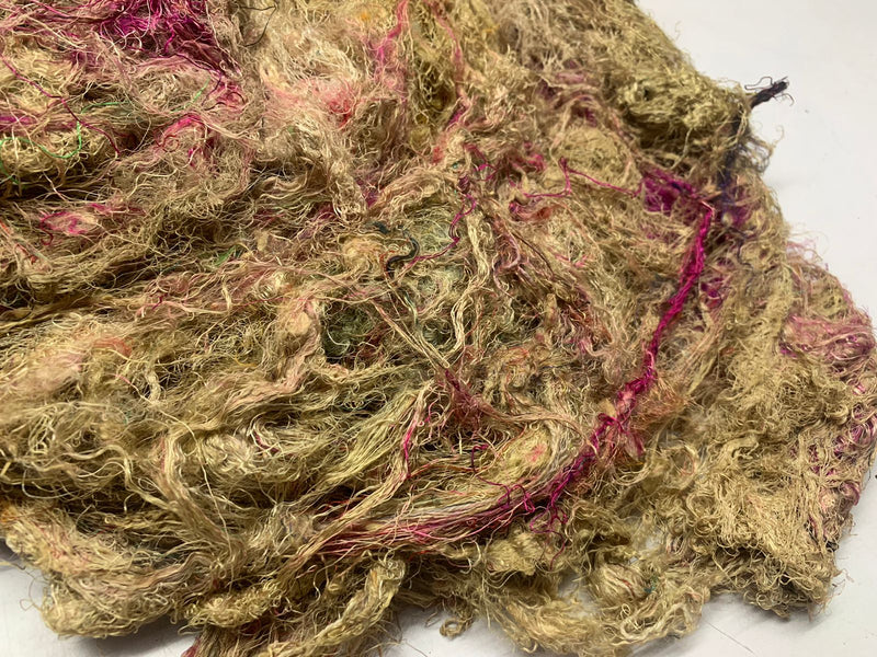 Sari Silk Waste Batts - Beigi