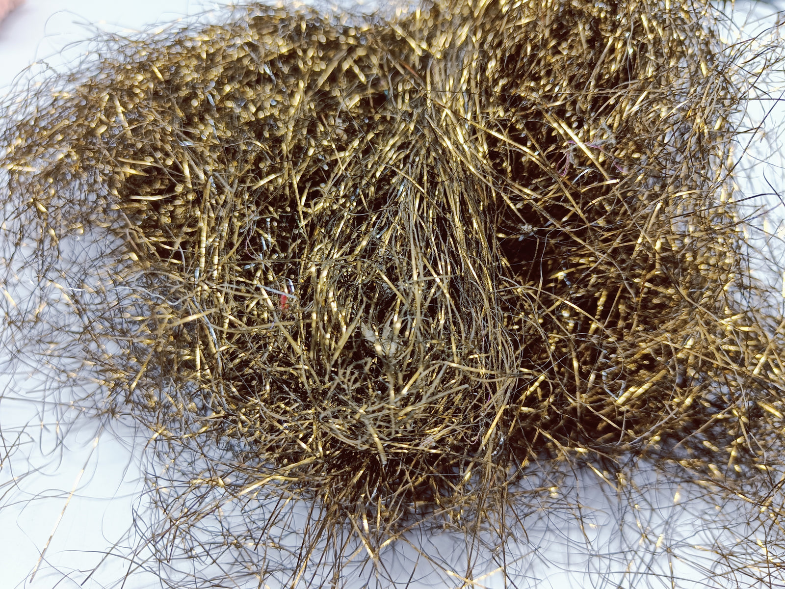 Recycled Lurex Waste - Golden