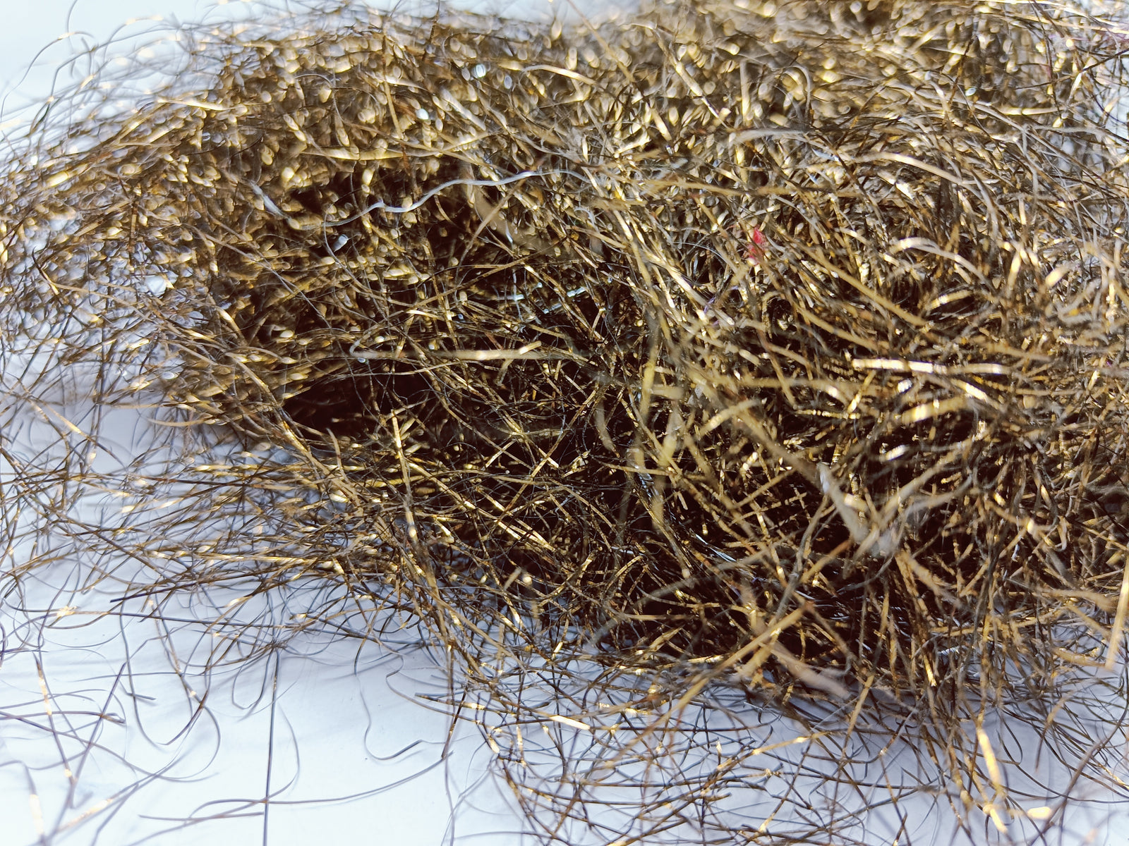 Recycled Lurex Waste - Golden