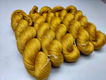 Mulberry Silk yarn (600 mts in 100gram) is a unique Silk Yarn ideal for Knitting. Mulberry Silk is very soft and shiny. It is Sock weight and is directly spun from the premium Mulberry Silk Tops. It is a yarn of Natural Protein Fiber. Mulberry Silk Yarn