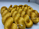 Mulberry Silk yarn (600 mts in 100gram) is a unique Silk Yarn ideal for Knitting. Mulberry Silk is very soft and shiny. It is Sock weight and is directly spun from the premium Mulberry Silk Tops. It is a yarn of Natural Protein Fiber. Mulberry Silk Yarn