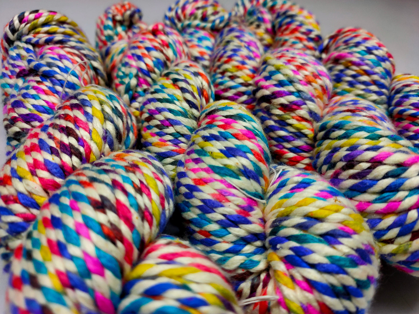 Candy Silk Yarn - IVORY - SilkRouteIndia - Mulberry Silk