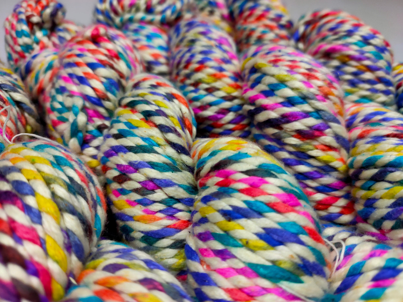 Candy Silk Yarn - IVORY - SilkRouteIndia - Mulberry Yarn