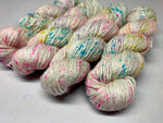 Mulberry Silk Yarn Short Fiber is a unique Silk Yarn ideal for Knitting. Mulberry Yarn is very soft and shiny. It is DK weight and is directly spun from the short fiber of Mulberry Silk Tops. It is a yarn of Natural Protein Fiber. Mulberry Yarn has compact structure, evenness, clean appearance, elegant luster, Good moisture-absorbing capability, good strength and elongation, with fine and soft fibers. It is Useful for Weaving and Knitting - Mulberry Silk Yarn - SilkrouteIndia