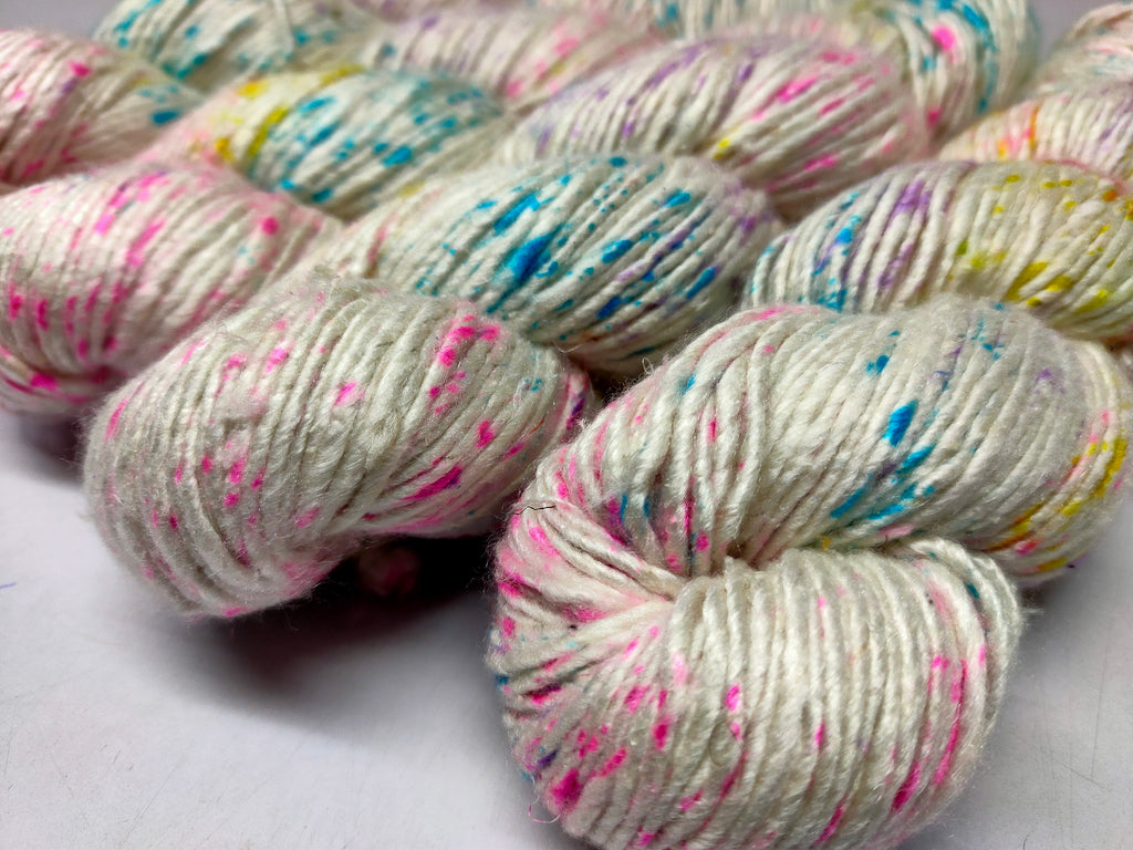 Mulberry Yarn Short Fiber - Vanila Candy