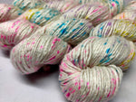 Mulberry Silk Yarn Short Fiber is a unique Silk Yarn ideal for Knitting. Mulberry Yarn is very soft and shiny. It is DK weight and is directly spun from the short fiber of Mulberry Silk Tops. It is a yarn of Natural Protein Fiber. Mulberry Yarn has compact structure, evenness, clean appearance, elegant luster, Good moisture-absorbing capability, good strength and elongation, with fine and soft fibers. It is Useful for Weaving and Knitting - Mulberry Silk Yarn - SilkrouteIndia
