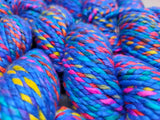 Candy Silk Yarn - Azure - SilkRouteIndia - Mulberry Yarn - Super Bulky Yarn