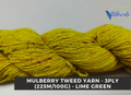 Mulberry Tweed Yarn -  Lime Green