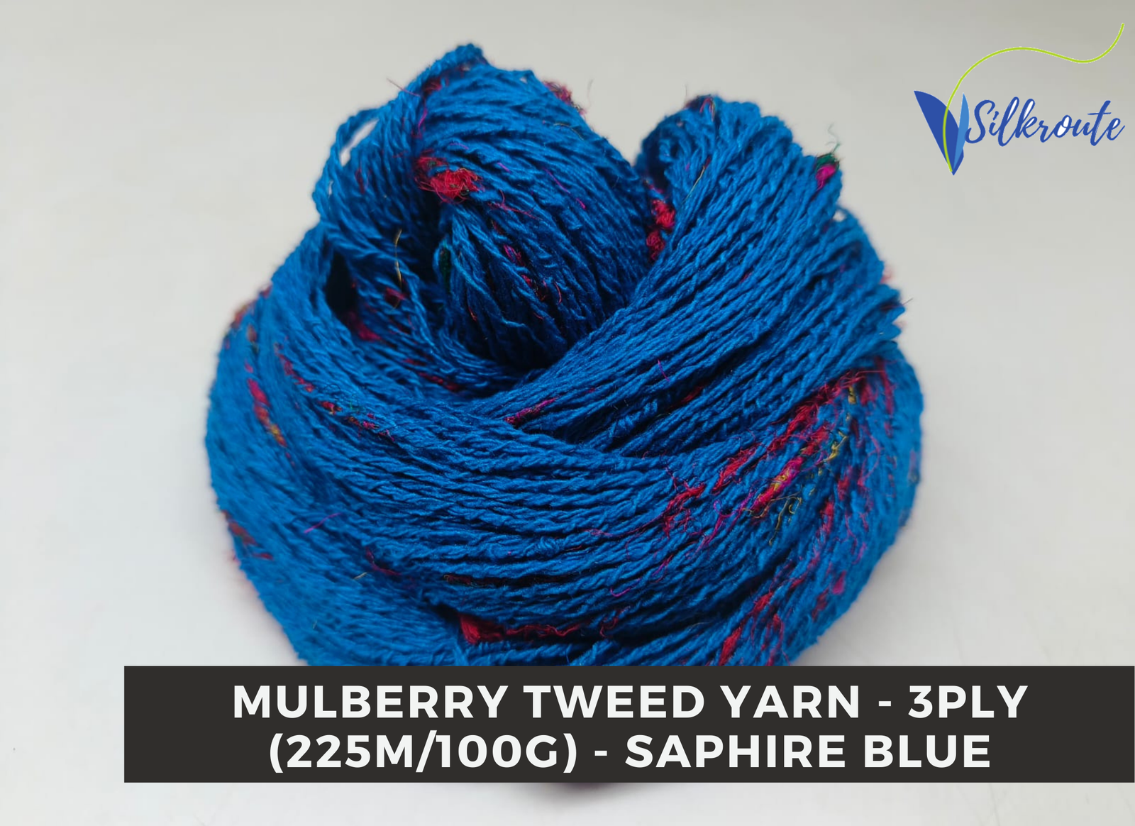 Mulberry Tweed Yarn - Mulberry Silk - Mulberry Yarn - SilkRouteIndia