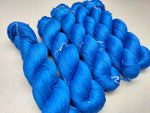 Mulberry Silk yarn (600 mts in 100gram) is a unique Silk Yarn ideal for Knitting. Mulberry Silk is very soft and shiny. It is Sock weight and is directly spun from the premium Mulberry Silk Tops. It is a yarn of Natural Protein Fiber. Mulberry Silk Yarn has compact structure, evenness, clean appearance, elegant luster, Good moisture-absorbing capability, good strength and elongation, with fine and soft fibers. It is useful for Weaving and Knitting.