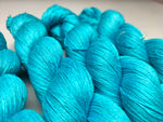 Mulberry Silk Yarn - 600M/100Gr. - Pacific Blue