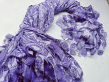 Reclaimed Sari Stripe - Brinjal | Recycled Sari Ribbon