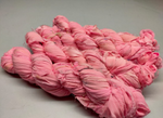 Chiffon Ribbon Yarn is the by-product of saris that women wear in India. It is the loose ends of saris collected from industrial mills in India that is torn in stripes and sewn end to end to make beautiful and colorful ribbons. The vibrant colors and unique texture of these silk fabric, the Chiffon Silk Ribbon are inspirational to designers, knitters, and artisans. 