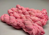 Chiffon Ribbon Yarn is the by-product of saris that women wear in India. It is the loose ends of saris collected from industrial mills in India that is torn in stripes and sewn end to end to make beautiful and colorful ribbons. The vibrant colors and unique texture of these silk fabric, the Chiffon Silk Ribbon are inspirational to designers, knitters, and artisans. 