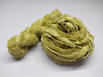 Recycled Cotton Frizz Ribbon - Lime Green - SilkRouteIndia