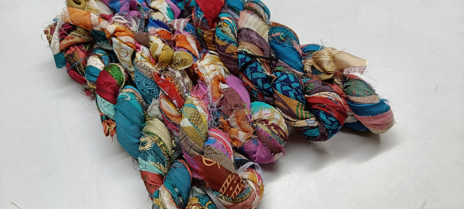 Recycled Sari SilK yarn, Recycled Sari Silk Ribbon, Recycled Sari yarn, Recycled Silk Ribbon,upcycled ribbon, upcycled yarn, Himalaya Silk Yarn, Recycle Sari silk,	Recycle Silk,	Yarn for Knitting,	Knitting Yarn,	Crochet Yarn,	handcrafted yarn,	recycle sari yarn,	Sari Silk Yarn, reused ribbon, recycled ribbon