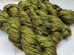 Recycled Sari silk Ribbon is the by-product of colorful saris that women wear in India. It is the loose ends of saris collected from industrial mills in India that is torn in stripes and sewn end to end to make beautiful and colorful ribbons. 