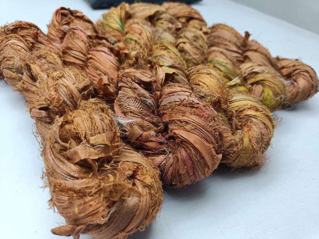 recycle sari ribbon, recycled sari ribbon,recycled sari silk ribbon,   recycled sari silk ribbon yarn, recycled sari ribbon,  recycled ribbon, recycled silk,  recycled sari silk ribbon, sari silk yarn