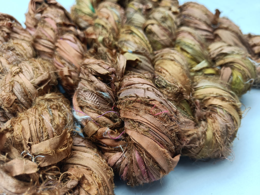 recycle sari ribbon, recycled sari ribbon,recycled sari silk ribbon,   recycled sari silk ribbon yarn, recycled sari ribbon,  recycled ribbon, recycled silk,  recycled sari silk ribbon, sari silk yarn