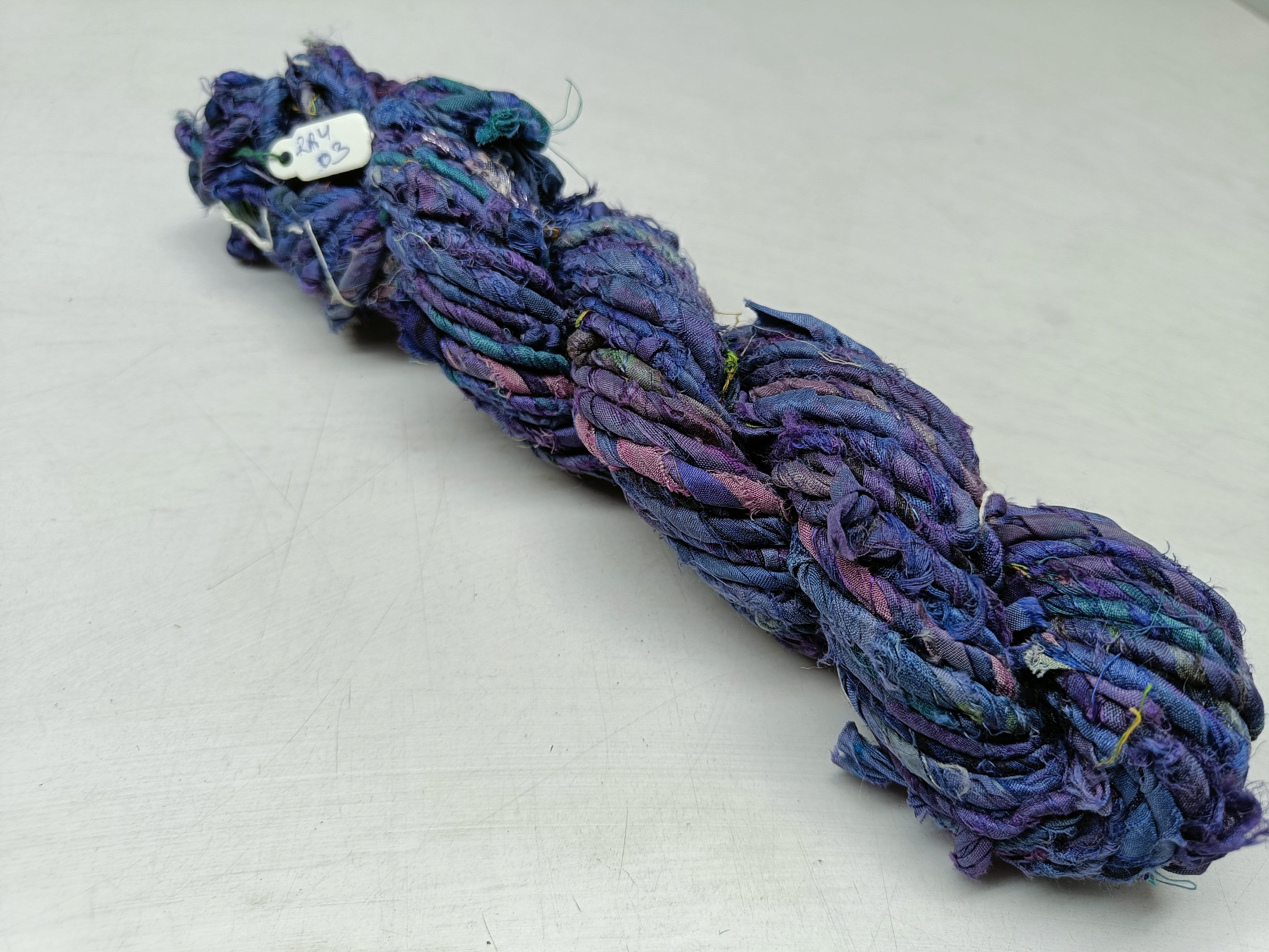 Twisted Silk Ribbon for crafts - Blue Pastel – Silk-RouteIndia